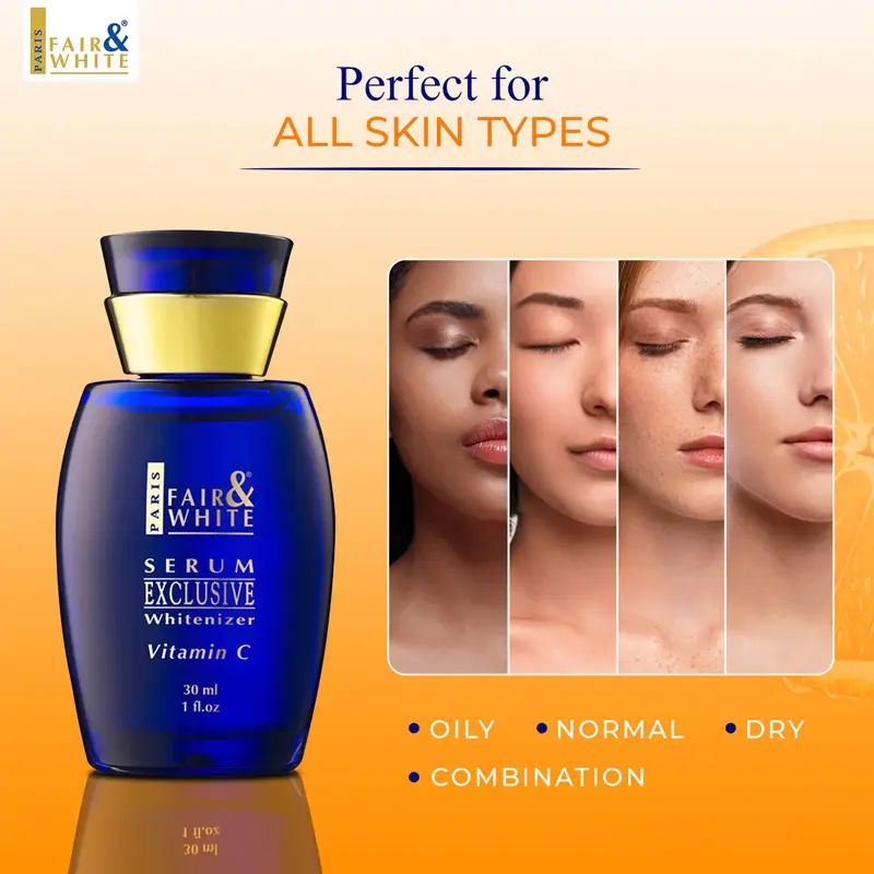Fair and White Exclusive Whitenizer Serum with Pure Vitamin